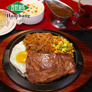  酣畅 顺丰包邮 家庭装 4块牛排2份意面套餐 牛排团购 送保温包