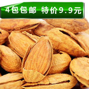  坚果特产零食品小吃 薄壳大杏仁 特级NP奶油巴旦木188g 4份免邮