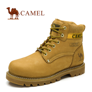  camel 骆驼 男鞋 新款 日常户外休闲男士马丁靴 军靴 82129600