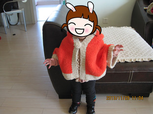 纯手工编织<em>珊瑚绒</em>毛巾线儿童动物小熊<em>毛衣</em>外套