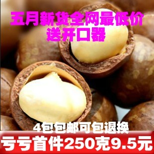  坚果零食品炒货批发团购食品送开果器宁国馆干果夏威夷果250g