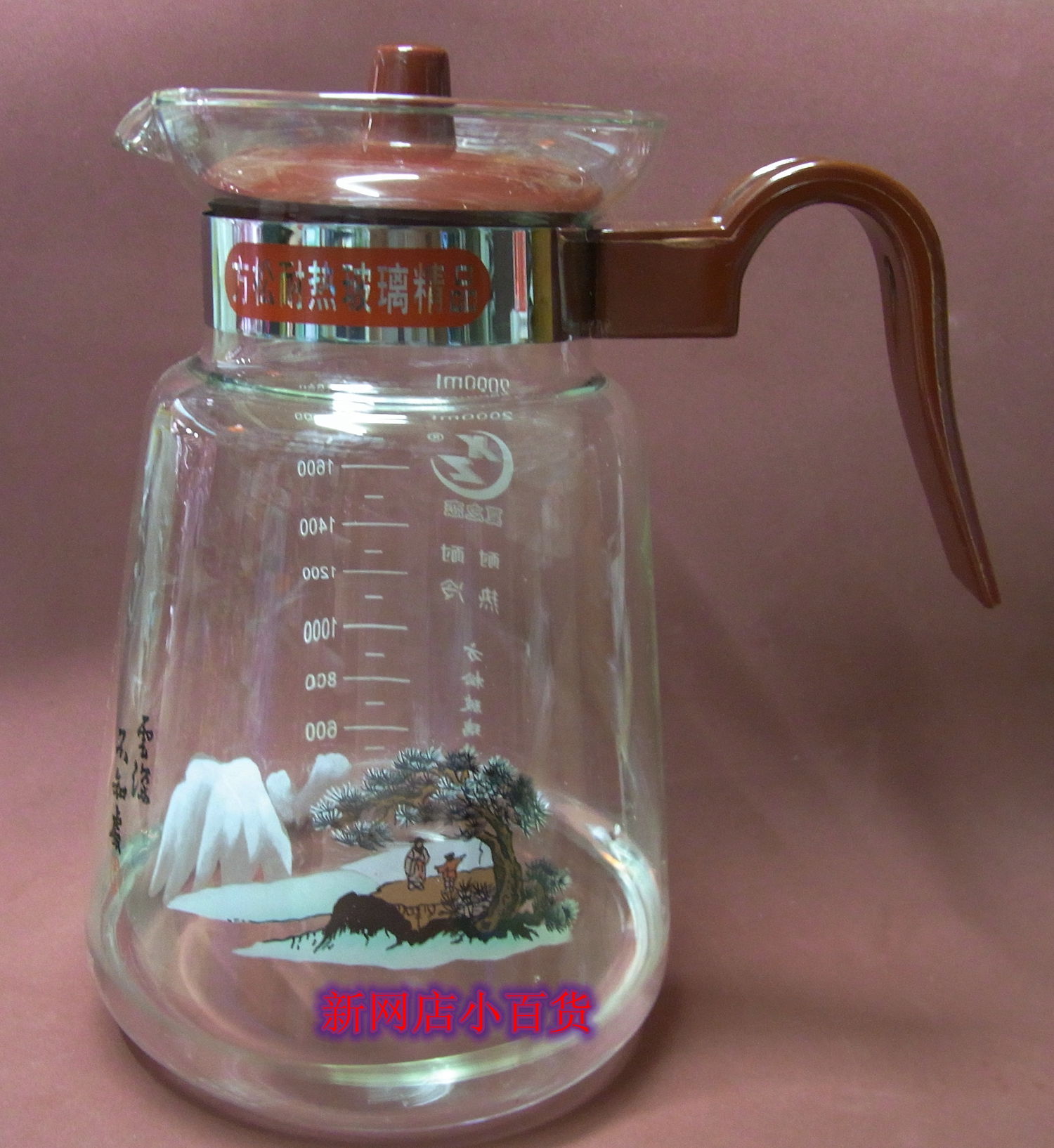 方松 耐热玻璃壶 烧水壶 直火壶 玻璃壶 大容量2000ml 凉水壶茶壶|msdalam kategori pinggan mangkuk, set teh, teko - dari Buy2taobao.com untuk memberikan perkhidmatan ejen Taobao profesional membeli