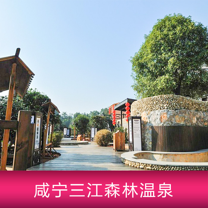 热卖【自动出票】咸宁三江森林温泉成人门票官方电子票直接入园抢