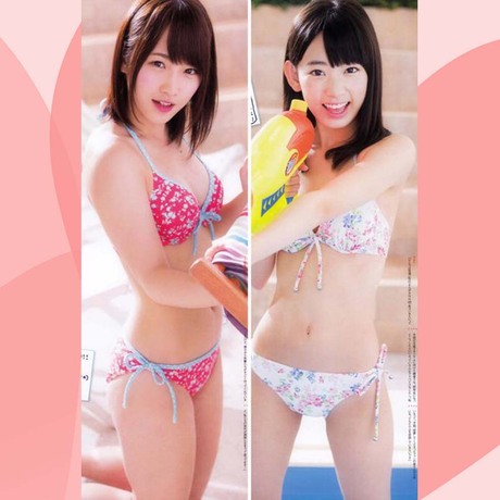 AKB48/川栄李奈X<em>宫胁咲良</em>/2013总选举等身泳