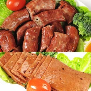  精武人家/精武路第一家 湖北武汉特产 简装鸭脖*2+香辣豆干*2