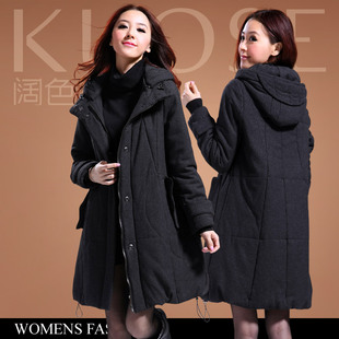  【KUOSE阔色】女装新款冬装韩版中长款加厚棉服大衣外套棉衣