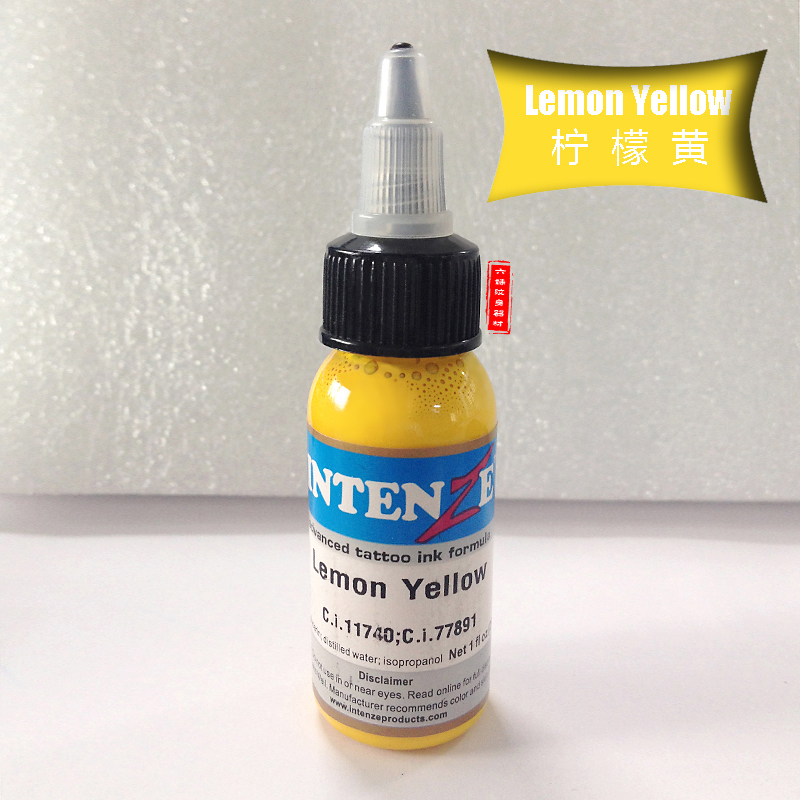 美国·进口银丹斯色料-柠檬黄Lemon Yellow 纹身色料 机器正品|msdalam kategori Alat solek/minyak wangi/kecantikan, lukisan badan - dari Buy2taobao.com untuk memberikan perkhidmatan ejen Taobao profesional membeli