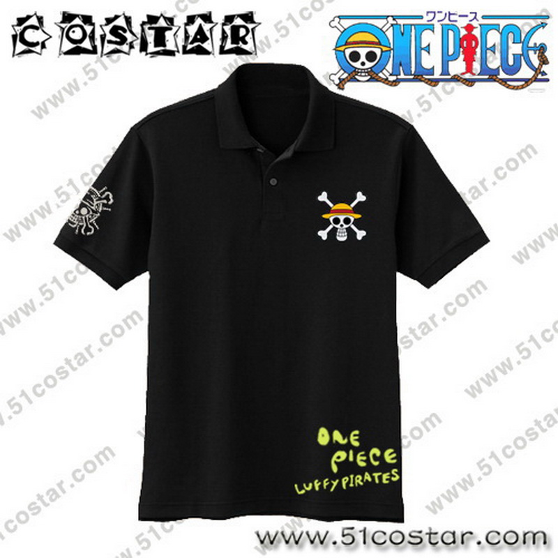 Japan Original Genuine ONEPIECE One Piece POLO Sweater Straw Hat Pirates COSTAR Cartoon costumesin the Play mode/Anime/Periphery/cos/Board games , Cartoon/Animation around , Anime T-Shirt/Shoes/Clothing category - from Buy2taobao.com to provide professional Taobao agent buy service