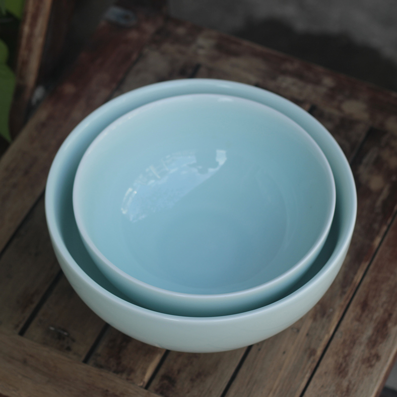 山水壹間陝西油潑大拉面碗湯碗景德鎮陶瓷餐具家用中式米飯沙拉在類目 餐飲具, 餐具, 碗中 - 來自Buy2taobao.com提供專業的淘寶代購服務