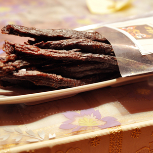  牛肉干内蒙古特产零食品 么典200g 全干超干 风干牛肉干 新品特价