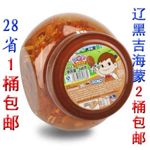  28省包邮 日本不二家60支桶装牛奶棒糖(巧克力+奶茶)348G