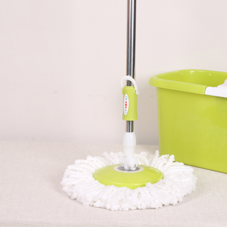 拖把头怎么换双驱青苹果旋转拖把配件替换拖把