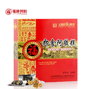  福胶 东阿镇福牌阿胶 即食阿胶糕 固元膏 阿胶糕120g