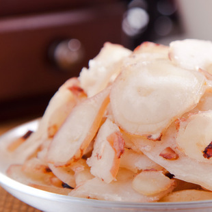  清之坊鱿鱼足片 鱿鱼丝 果树栀烤 鱿鱼片 章鱼足零食200g