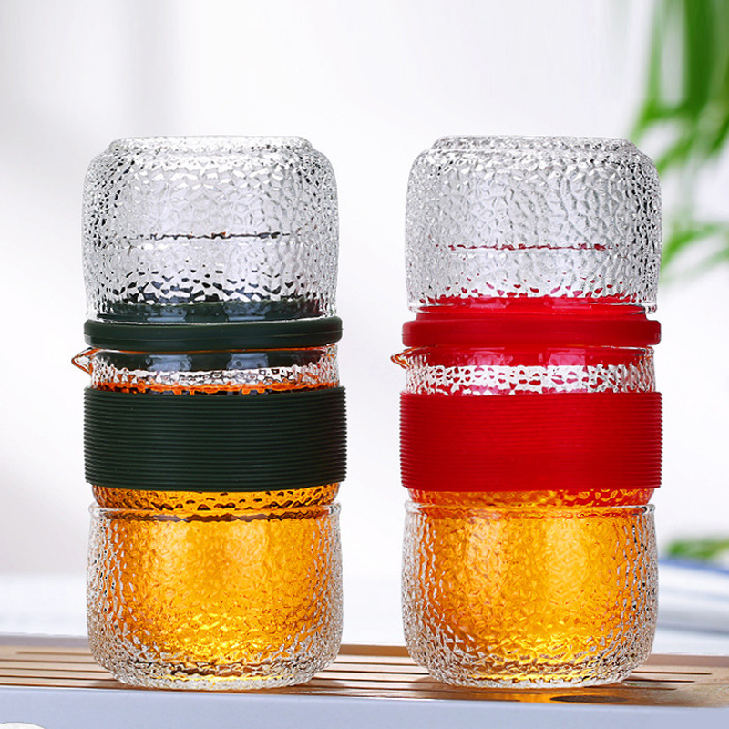 Heat Glass Quik travel tea set outdoors Tea cup Storage bag Elegant cup Theyin the Tableware , Tea set , Kung Fu Tea category - from Buy2taobao.com to provide professional Taobao agent buy service