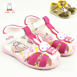  包邮！夏季新款米菲鞋儿童鞋男童精品女孩男宝宝鞋女童包头鞋凉鞋