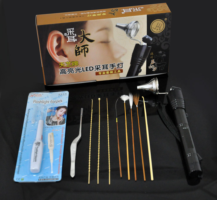 正品天艺牌采耳工具灯11件套装/含手握手灯/掏耳朵工具高级套装|ruв категории семья/личные чистящие средства, потребительских уборка посуды, ухочистка - от Buy2taobao.com для оказания профессиональной услуги покупки агента Taobao