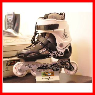 【华仔轮滑】所罗门AT237加强版轮滑鞋成年人旱冰溜冰平花直排轮