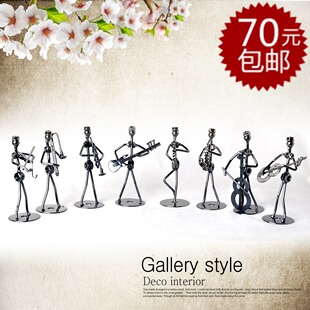 乐队艺术品结婚新婚礼物创意家居摆设装饰品工艺摆件现代时尚简约