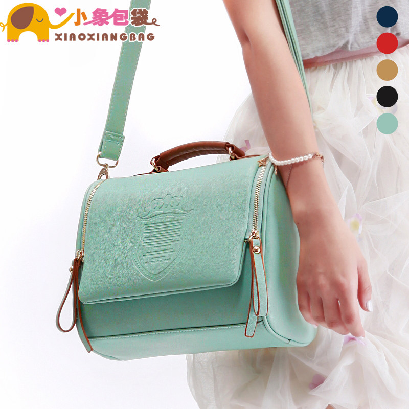 Little elephant bags 2013 new lad Korean candy color retro England tide of oblique cross-shoulder bag X1052