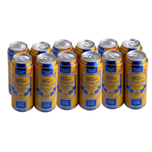  也买酒 德国进口啤酒 奥丁格小麦啤酒12听装  500ml*12