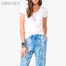 超值 FOREVER21 女装 春夏 纯色 FAB竹节棉V领短袖T恤 23773502 超值 FOREVER21 女装 春夏 纯色 FAB竹节棉V领短袖T恤 23773502