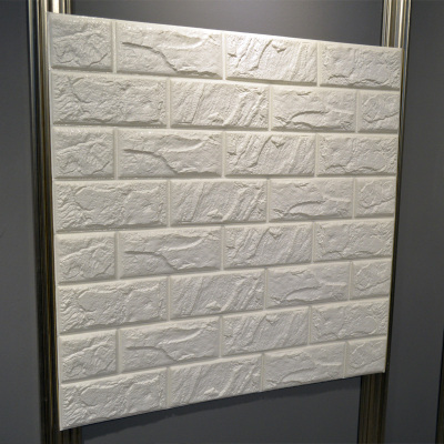 3d立体墙贴电视背景墙软包卧室自粘墙纸温馨泡沫砖纹壁纸防水贴纸