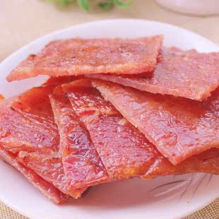  味夫子蜜汁松软猪肉脯225G 味超靖江双鱼美珍香零食特产特价包邮