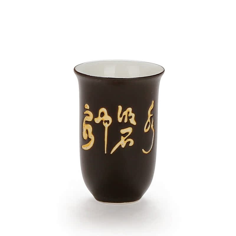 YYBYYS 功夫茶具陶瓷闻香杯茶杯 亚光釉手绘唐诗杯子特价批发定制 YYBYYS 功夫茶具陶瓷闻香杯茶杯 亚光釉手绘唐诗杯子特价批发定制
