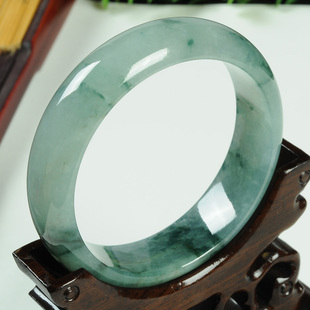  天然翡翠玉手镯A货 缅甸玉器玉镯子 飘花淡雅手镯多款特价-特泊丝