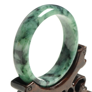  特泊丝 缅甸翡翠手镯a货带证 多款飘花翡翠玉镯子 特价玉手镯正品