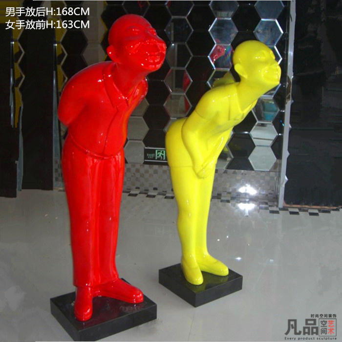 Boutique originality Abstract FRP character Resin sculpture Restaurant hotel club KTV Welcome Art Decorationin the Home accessories , Creative Jewelry , Twisted sculpture category - from Buy2taobao.com to provide professional Taobao agent buy service
