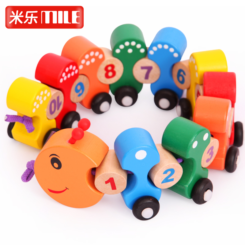 玩具車兒童木制數字毛毛蟲拖拉車汽車總動員智力玩具車1-3歲在類目 玩具/童車/益智/積木/模型, 幼兒爬行/學步/健身, 拖拉學步玩具中 - 來自Buy2taobao.com提供專業的淘寶代購服務