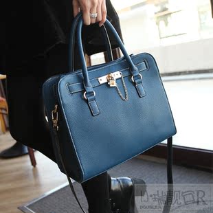  小瑞靓包 欧美复古女包铂金包手提斜跨大包包新款韩版潮包包