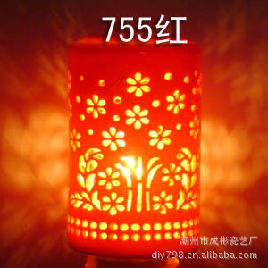  陶瓷 精雕小夜灯 创意 礼品 节能 插电 家装饰品 生日礼物
