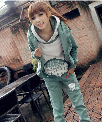 【多图】<em>女卫衣三件套</em>加厚 - <em>女卫衣三件套</em>加厚