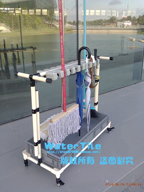 落地隨意挂/酒店工廠寫字樓移動清潔車拖把架/雨傘架/工具收納架在類目 家裝主材, 衛浴用品, 衛浴五金/掛件, 掛鉤/掛衣鉤中 - 來自Buy2taobao.com提供專業的淘寶代購服務