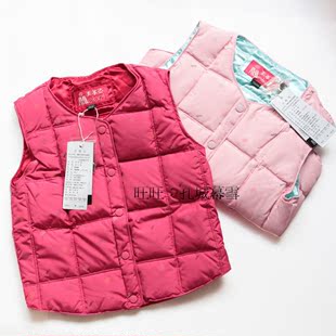  特价 儿童羽绒内胆背心女童羽绒马夹专柜正品美尔姿D965 110-150