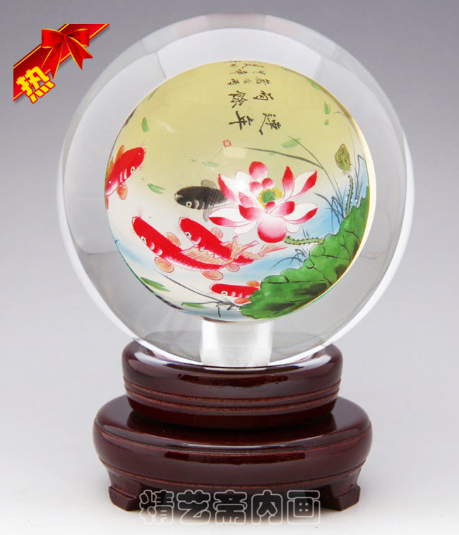 水晶球内画水晶球水晶工艺品特色手工艺品办公桌摆件礼品送领导|ruв категории Ручная работа, области народных ремесел, другие - от Buy2taobao.com для оказания профессиональной услуги покупки агента Taobao