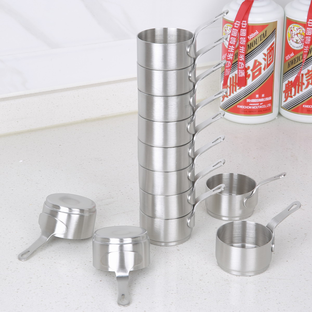 不锈钢调味器皿 酱汁碟 调味碟 带手柄层叠式餐具(1只装)在类目 厨房/烹饪用具, 厨用小工具/厨房储物, 储物瓶罐/厨房储物器皿, 调味瓶罐中 - 来自Buy2taobao.com提供专业的淘宝代购服务