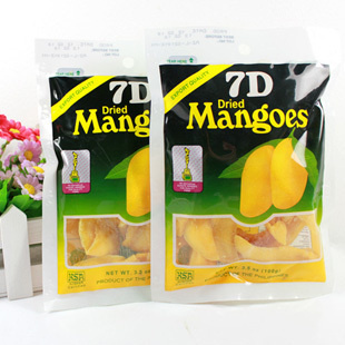  包邮特价 菲律宾原装进口特产零食品 正品mango7D芒果干100g克装