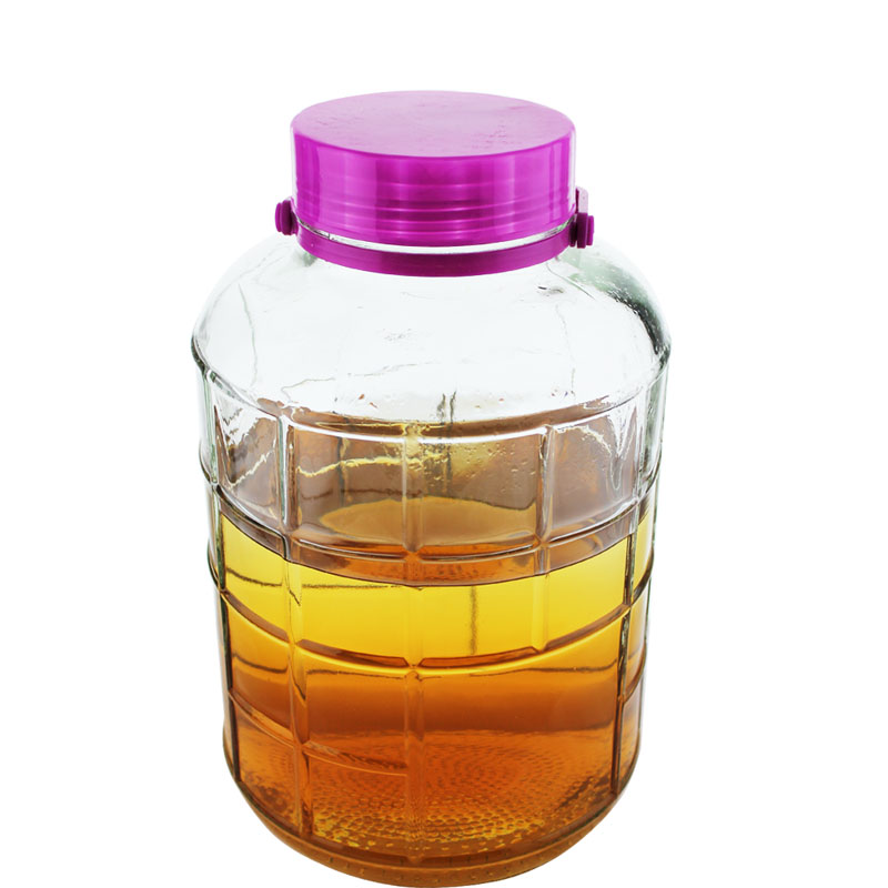 夸克纯铜水龙头 泡酒瓶子 无铅玻璃酿酒瓶家用