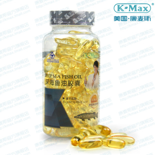  官方正品疯抢美国进口康麦斯深海鱼油100粒 调节血脂  1元送30粒