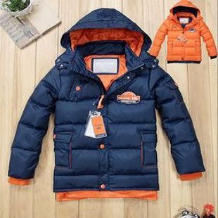  包邮特儿童羽绒服男童正品加厚中大童装羽绒衣中长款韩版120-160