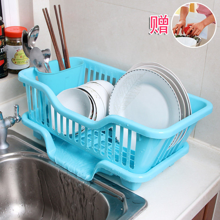 厨房置物架滴水碗柜盘架 加厚塑料大号碗架沥水架收纳餐具碗碟架