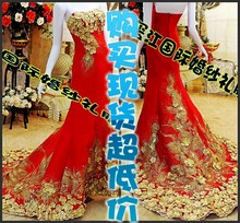 Вечернее платье Gongtinglisha xj76173 Gongtinglisha Корейский Обычная Макси-юбка (более 126см) Вечернее платье Gongtinglisha xj76173 Gongtinglisha Свадьба, Вечеринка, Корпоратив, Выступление, Свидание, встреча С бисером