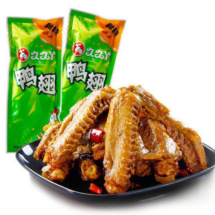  湖北 特产 久久丫甜辣鸭翅 真空独立小包装 250g 休闲零食特价