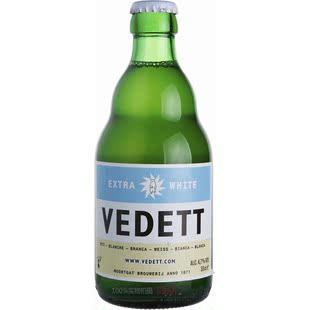  原装进口 比利时白熊白啤酒 330ML 瓶装