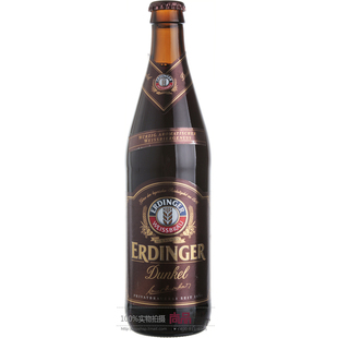  德国原装黑啤酒 艾丁格小麦啤酒-黑啤酒 500ML 瓶装