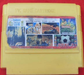 绝版FC游戏卡[忍者龟3无限只无限必杀、热血